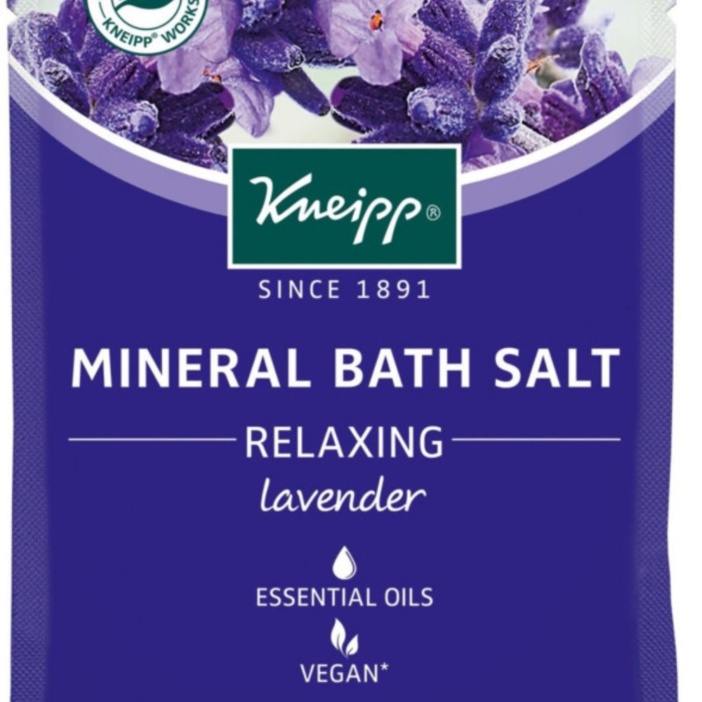Kneipp Mineral Bath Salt Relaxing Lavender 2.1oz/60g CRUELTY FREE Bath Soak